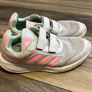 Adidas Girls' Athletic Shoes - Gray and Pink